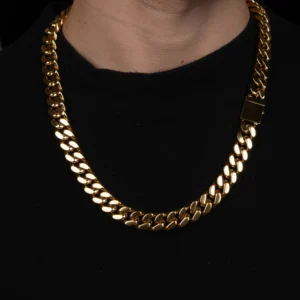 Cuban Halsband - 18K Guld